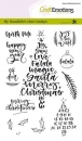 Craft Emotions Clear Stamps - My Handletter - Christmas 1 (Englisch)